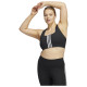 Adidas Γυναικείο μπουστάκι Power Impact Medium-Support (Plus Size)